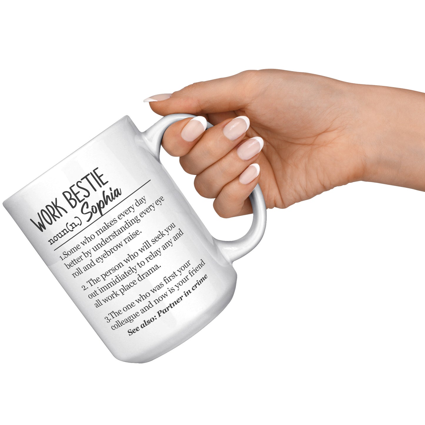 Bestie Definition Personalized Mug 11oz and 15oz