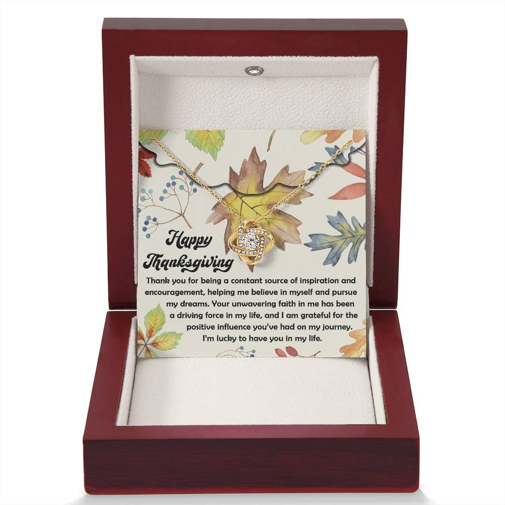 Thanksgiving Jewelry Gift For Women - Grateful To Have Had You On My Journey