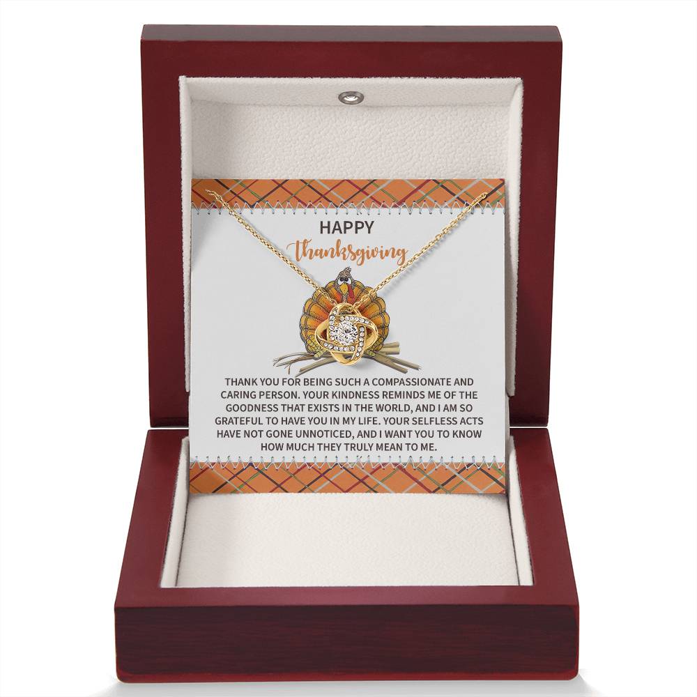 Thanksgiving Jewelry Gift For Women - So Grateful To Have You In My Life