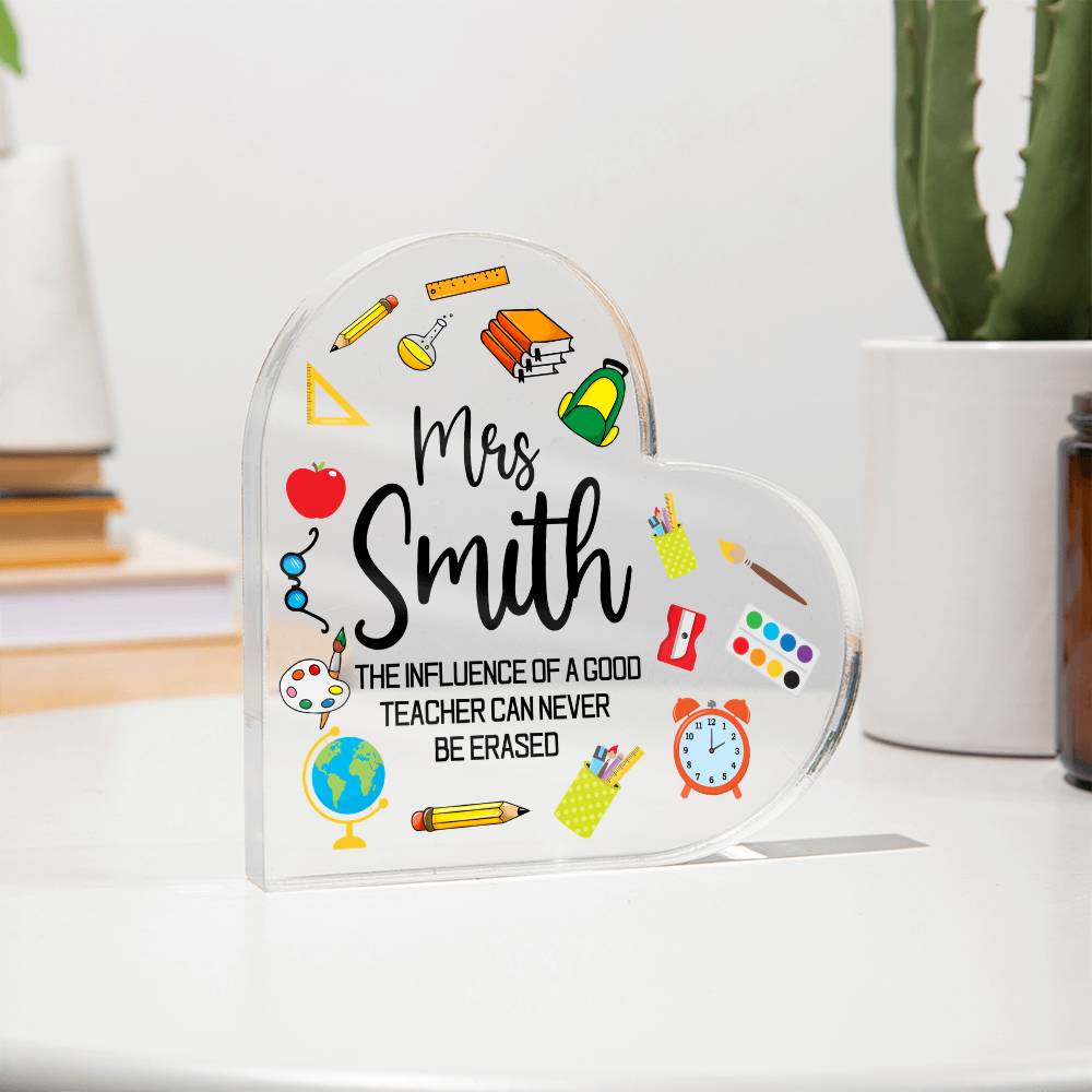 Influence of a good teacher Design 3