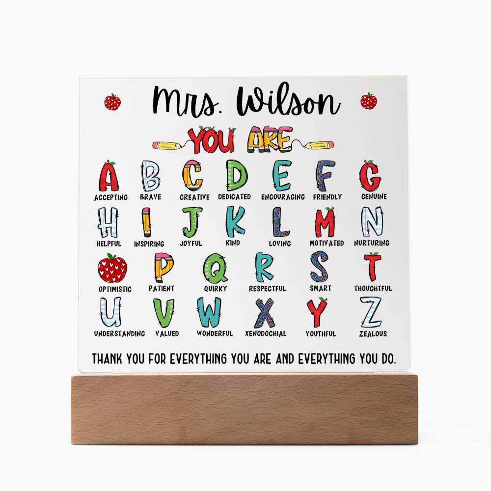 Teacher You Are Pers