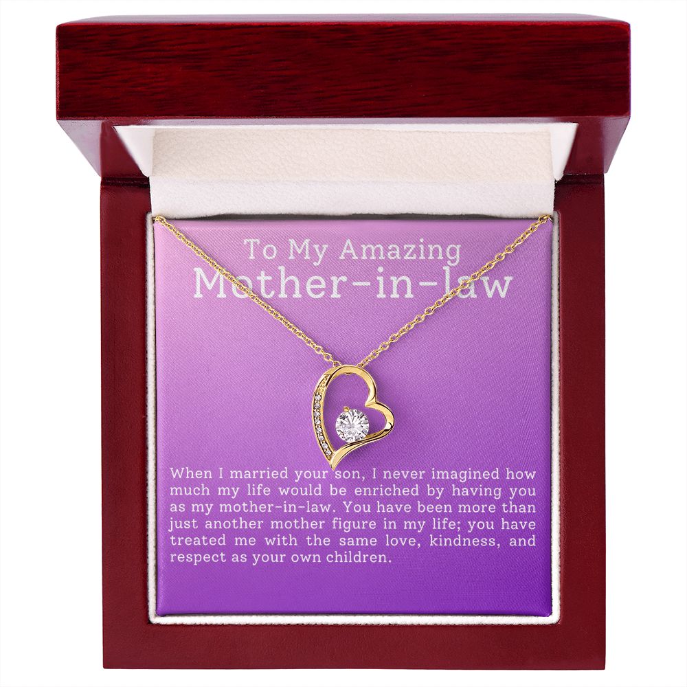 Mother in Law Gift - Necklace - More Than a Mother To Me