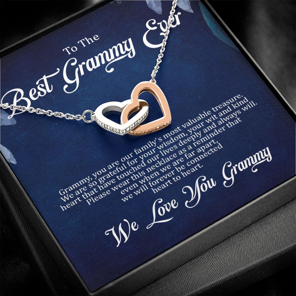 Grandma Grammy Gift - Necklace - Heart to Heart