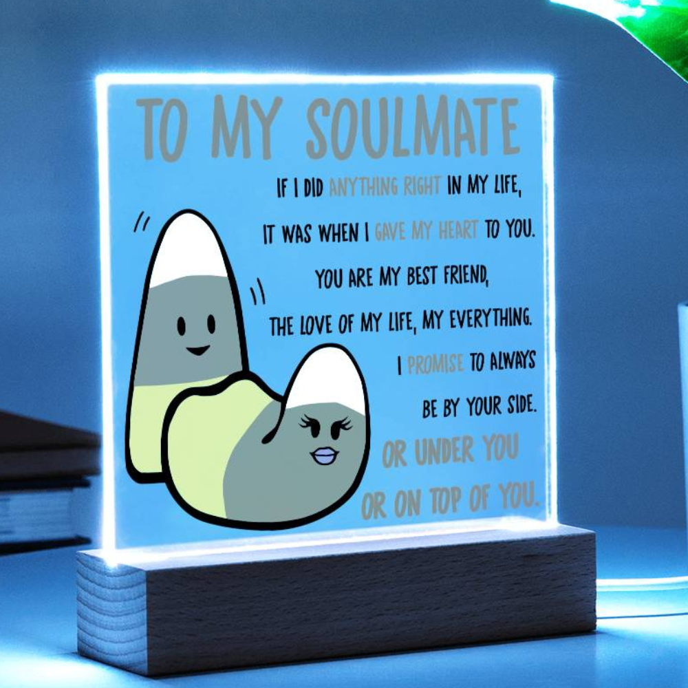 Soulmate-By Your Side-Acrylic Acrylic - Square Template