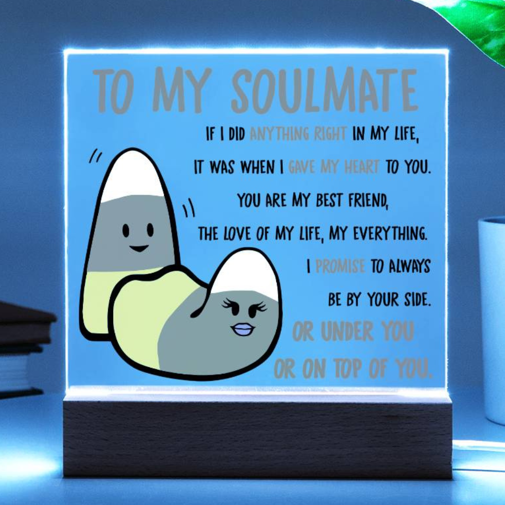 Soulmate-By Your Side-Acrylic Acrylic - Square Template