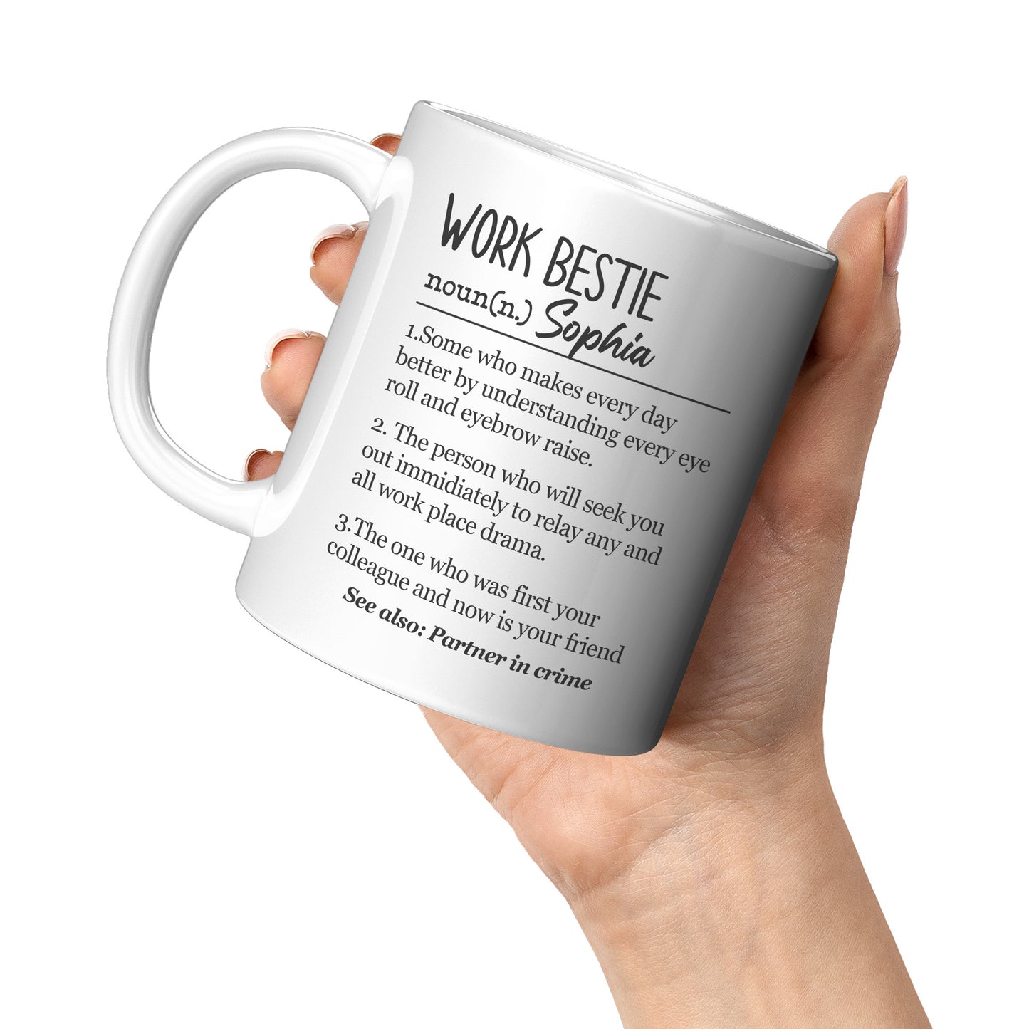 Bestie Definition Personalized Mug 11oz and 15oz