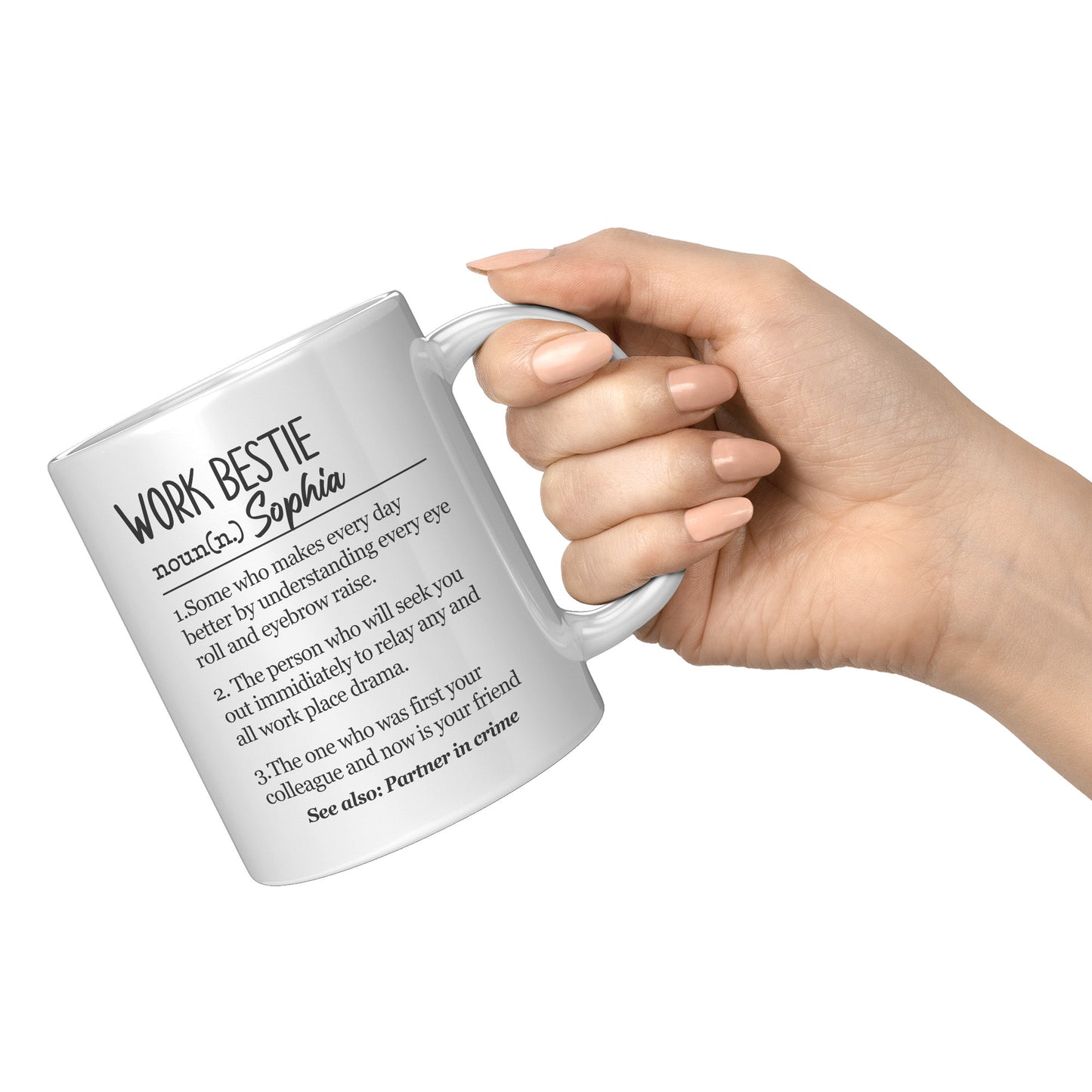 Bestie Definition Personalized Mug 11oz and 15oz