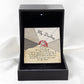 To To My Darling Bride Gift - Heart Love Necklace - Each Moment Together