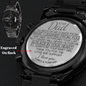 Gift For Father - Engraved Watch