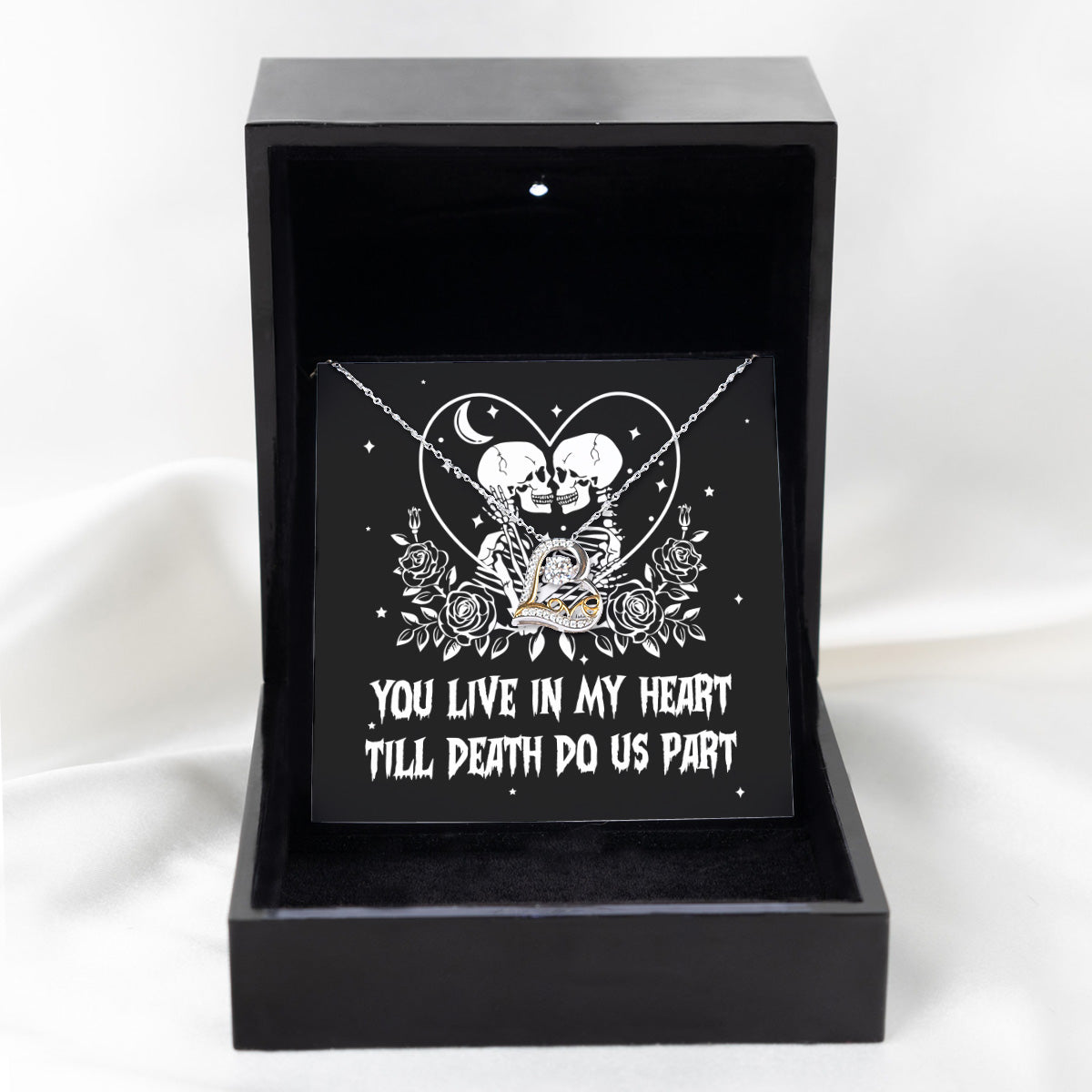 Soulmate Halloween Gift - Necklace - Till Death Do Us Part