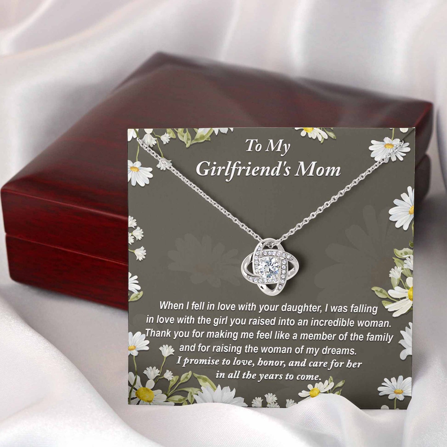 Girlfriend's Mom - Incredible Woman - Love Knot Necklace