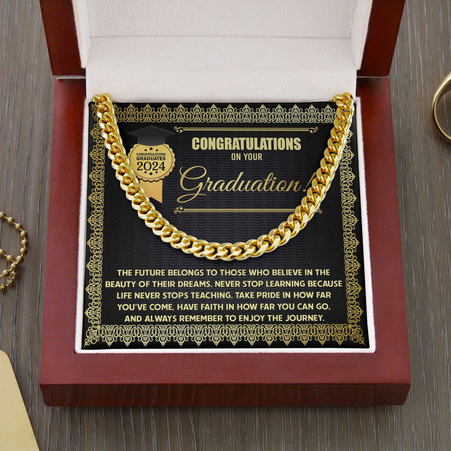 His Graduation Gift - The Future - Cuban Link Chain