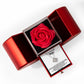 To My Wife - My Closest Friend - Eternal Love Knot Necklace with Red Heart Rose Gift Box - Free Shipping Included
