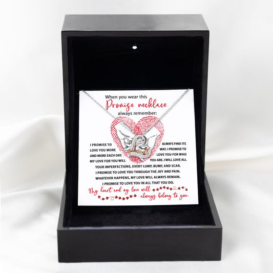 Soulmate Promise Heart Necklace