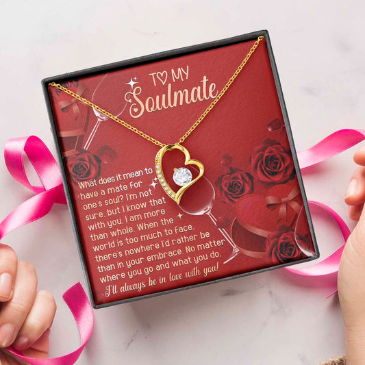 Soulmate - In Your Embrace - Forever Love Heart Necklace