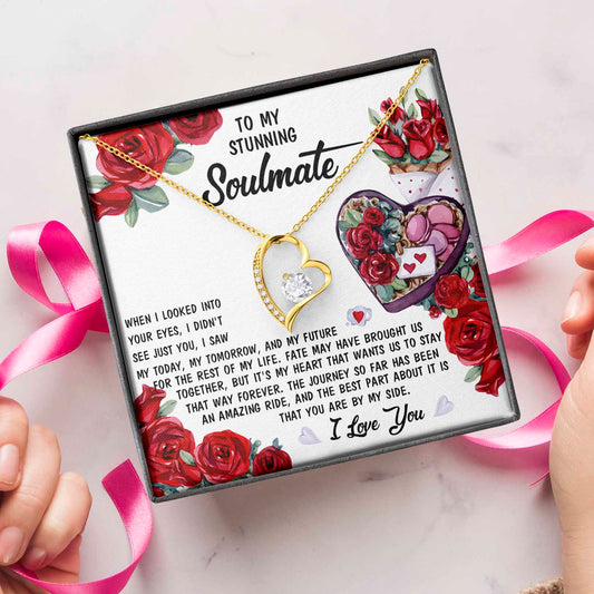 Soulmate - Into Your Eyes - Forever Love Heart Necklace