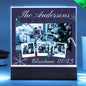 Personalized Family Christmas Memories Acrylic Plaque Table Top Display Gift