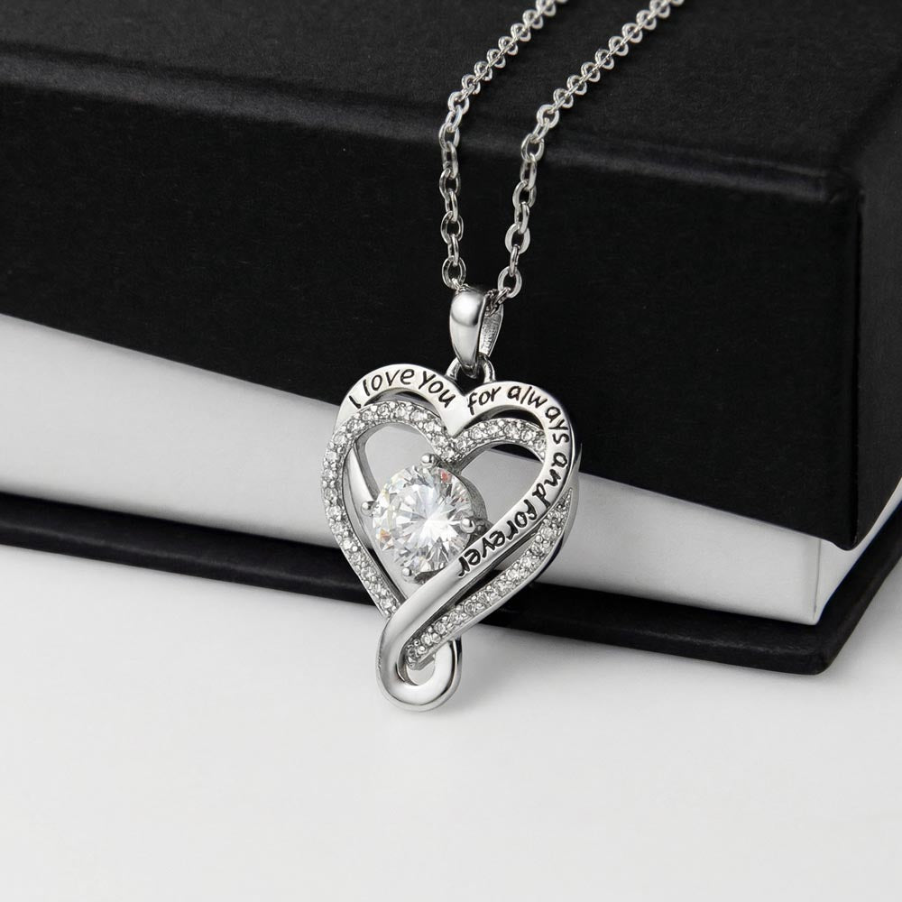 Necklace for Wife | Gift from Husband | Mother of My Children Jewelry Gift | Mother's Day, Birthday, Anniversary Gift | Romantic "Love You Always" Heart Necklace
