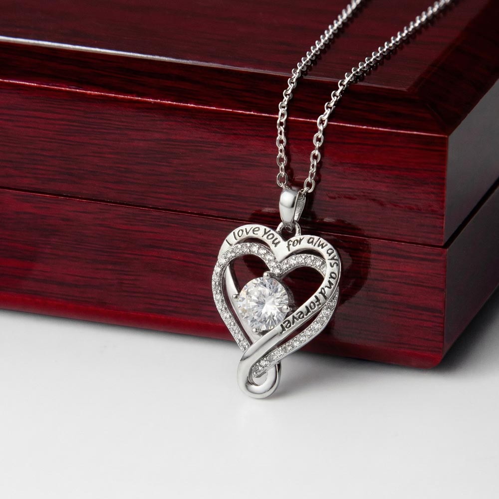 Necklace for Wife | Gift from Husband | Mother of My Children Jewelry Gift | Mother's Day, Birthday, Anniversary Gift | Romantic "Love You Always" Heart Necklace