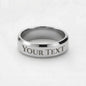 Personalized Ring for Son from Parents | Graduation, Birthday, Wedding Gift for Men | Engraved Men’s Ring 3 Colors