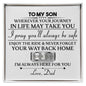 Personalized Ring for Son from Dad | Graduation, Birthday, Wedding Gift for Men | Engraved Men’s Ring 3 Colors