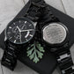 Son Gift From Mom -Believe In Yourself -  Engraved Chronograph Watch - Shipping Included