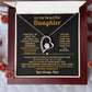 To My Beautiful Daughter - I Love You Without Condition - Eternal Love Heart Necklace - Price Includes Shipping