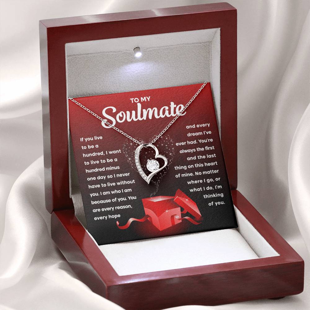 Soulmate-Never Have To Live Without You-Forever Love Necklace