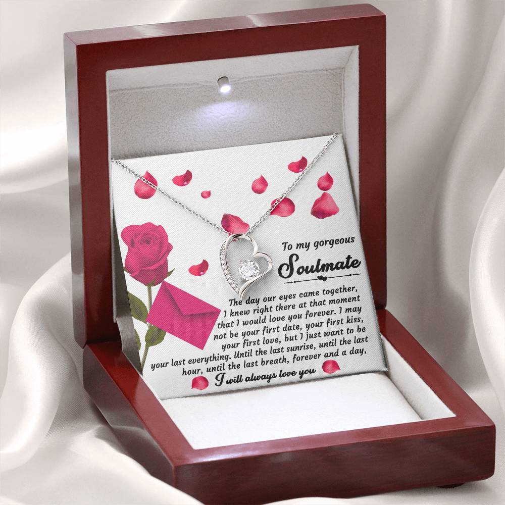 Soulmate - Until My Last Breath - Forever Love Heart Necklace