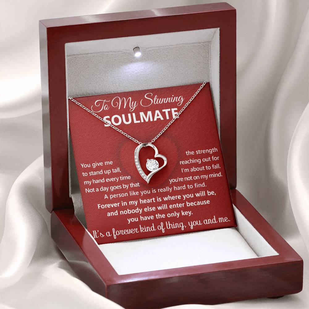 Soulmate - Forever In My Heart - Forever Love Heart Necklace