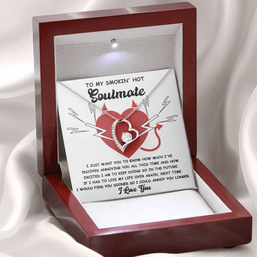 Soulmate-Annoy You Longer-Forever Love Necklace