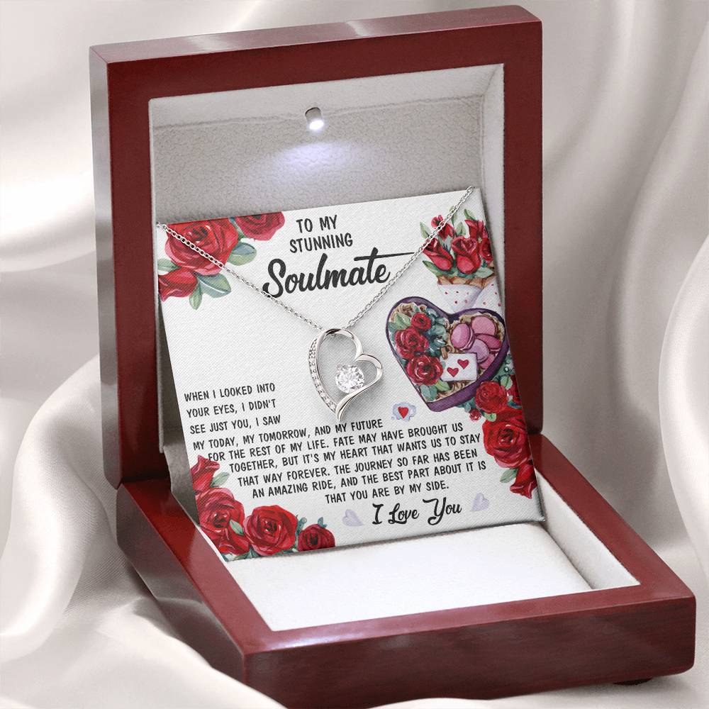 Soulmate - Into Your Eyes - Forever Love Heart Necklace