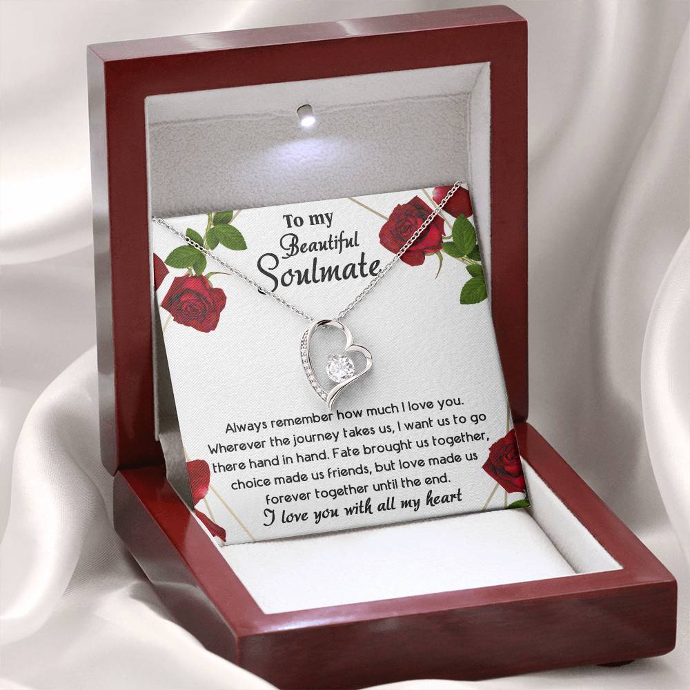 Soulmate-Hand in Hand Until The End- Forever Love Necklace