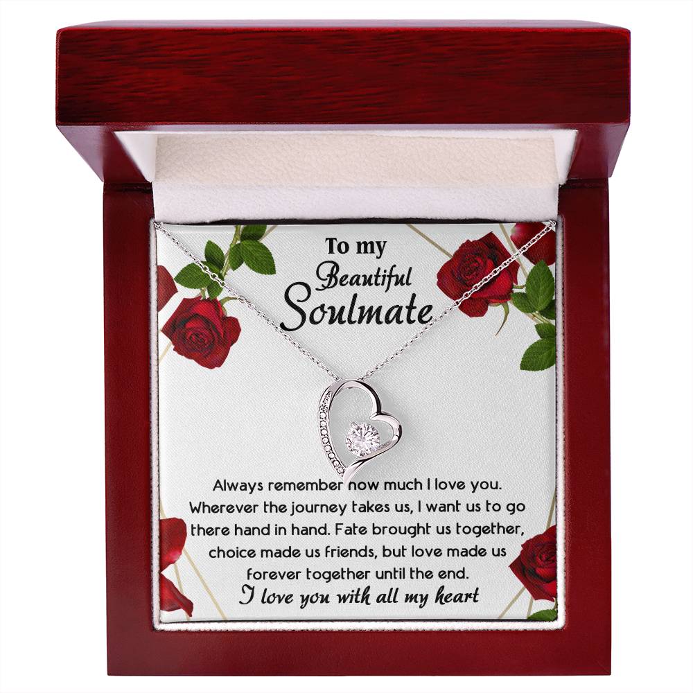 Soulmate-Hand in Hand Until The End- Forever Love Necklace