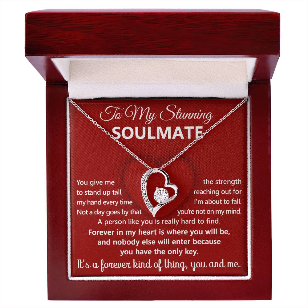 Soulmate - Forever In My Heart - Forever Love Heart Necklace