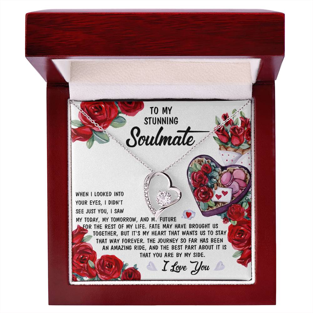 Soulmate - Into Your Eyes - Forever Love Heart Necklace