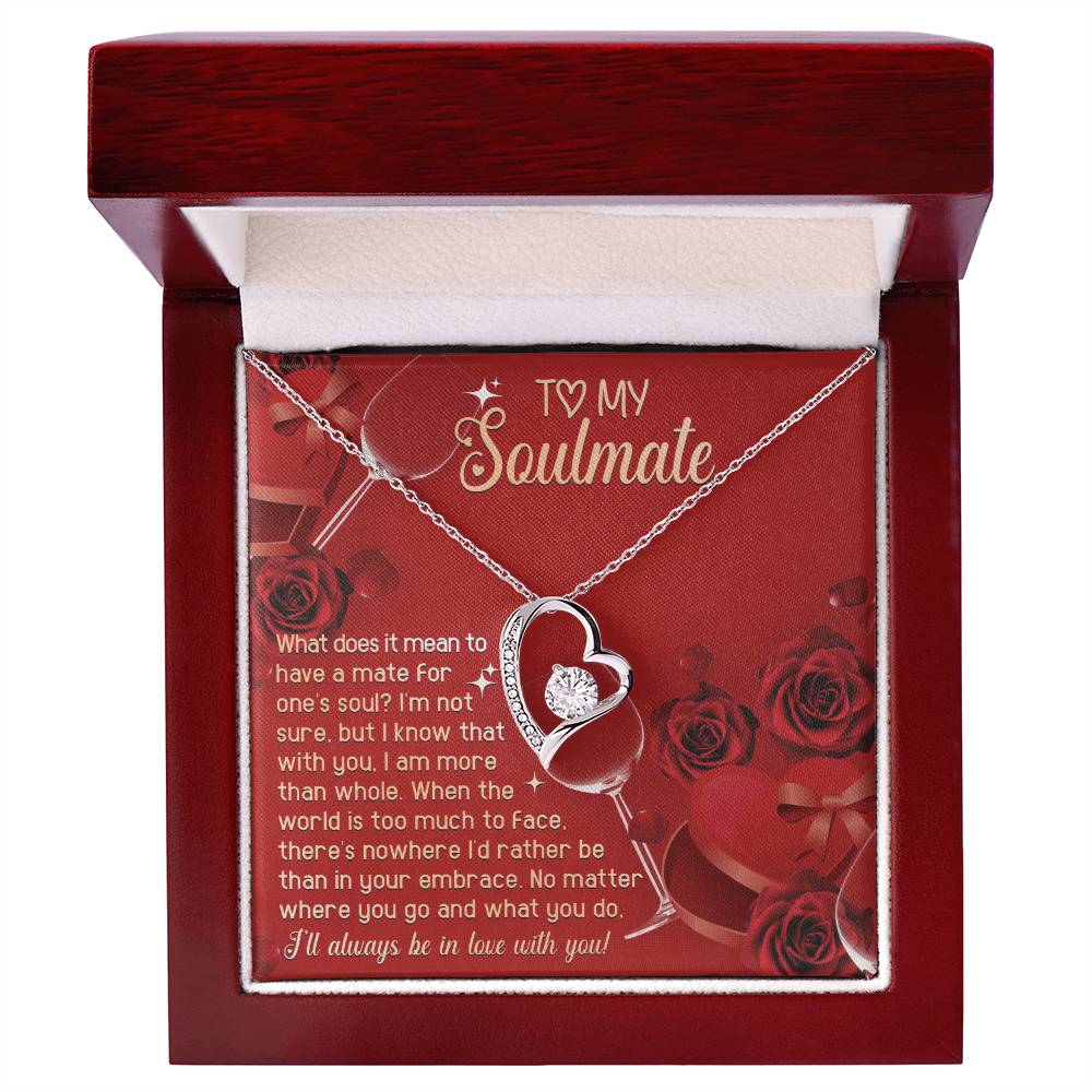 Soulmate - In Your Embrace - Forever Love Heart Necklace