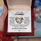 I'm Sorry Apology Jewelry Gift - How Much You Mean To Me - Eternal Love Heart Necklace in a Lighted Luxury Gift Box - Price Includes Free Shipping