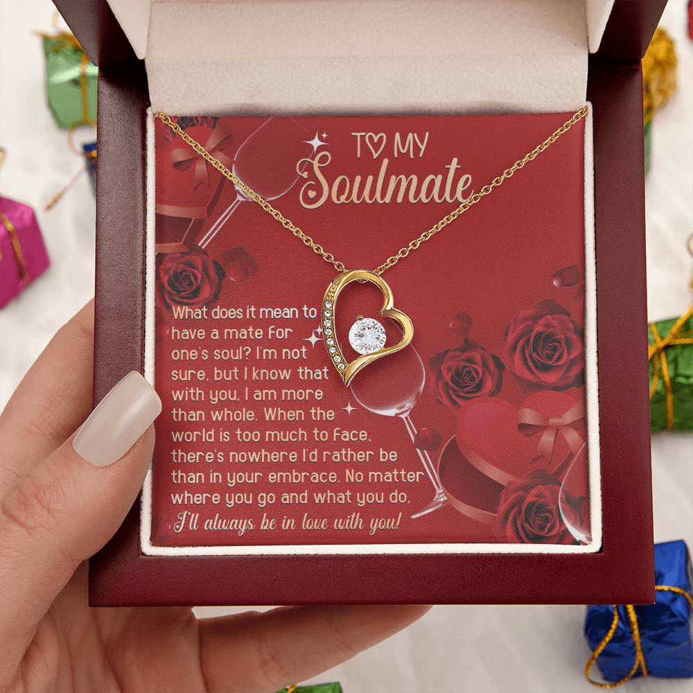 Soulmate - In Your Embrace - Forever Love Heart Necklace