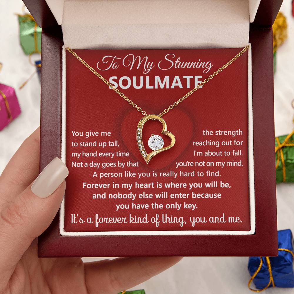 Soulmate - Forever In My Heart - Forever Love Heart Necklace