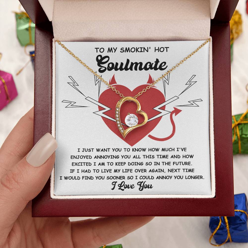 Soulmate-Annoy You Longer-Forever Love Necklace