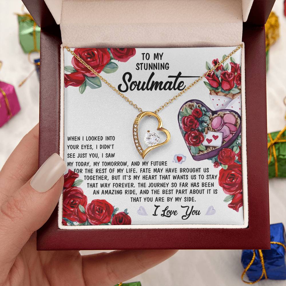 Soulmate - Into Your Eyes - Forever Love Heart Necklace