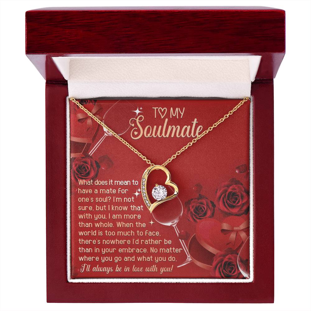 Soulmate - In Your Embrace - Forever Love Heart Necklace