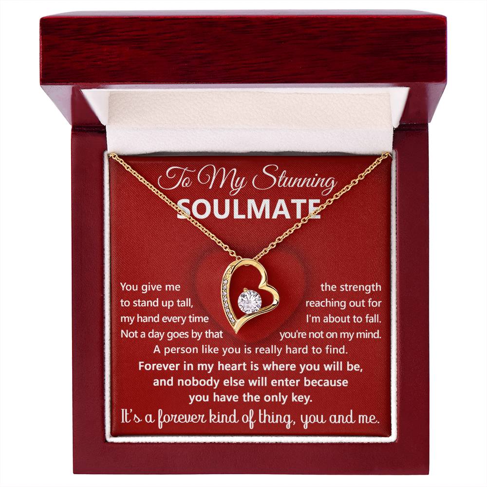 Soulmate - Forever In My Heart - Forever Love Heart Necklace