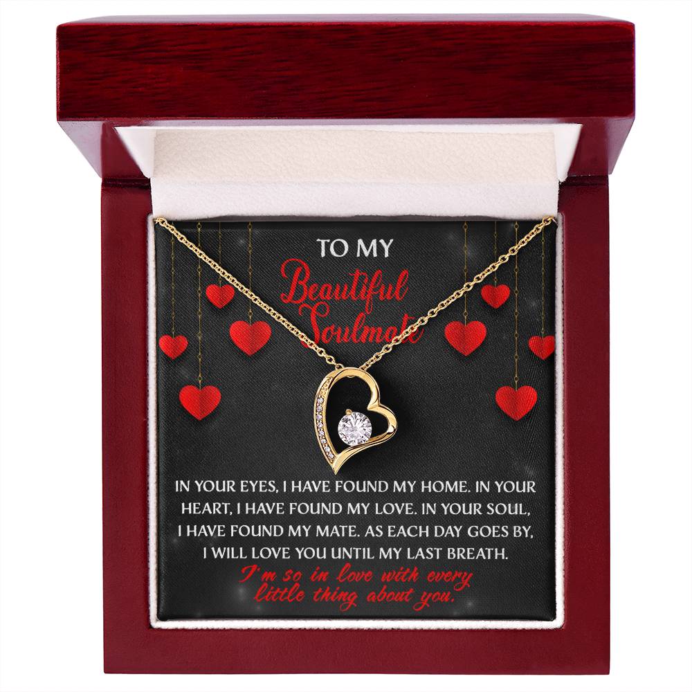 Soulmate - Every Little Thing About You - Forever Love Heart Necklace