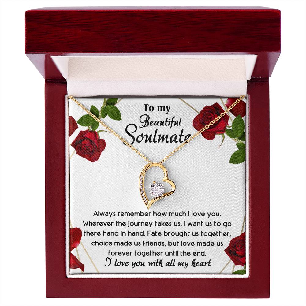 Soulmate-Hand in Hand Until The End- Forever Love Necklace