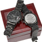 Grandson Gift From Grandma and Grandpa - We Will Always Believe In You - Engraved Chronograph Watch- Shipping Included