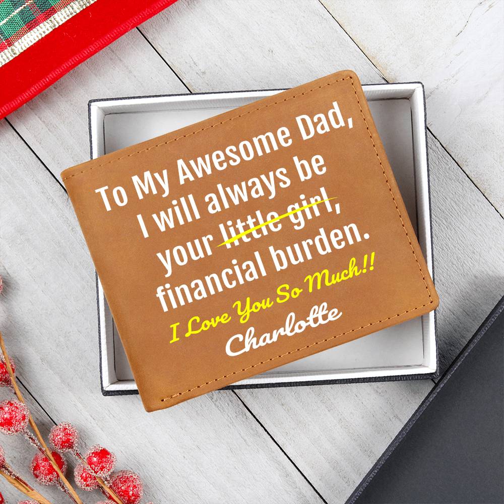 Funny Dad Gift - Leather Wallet