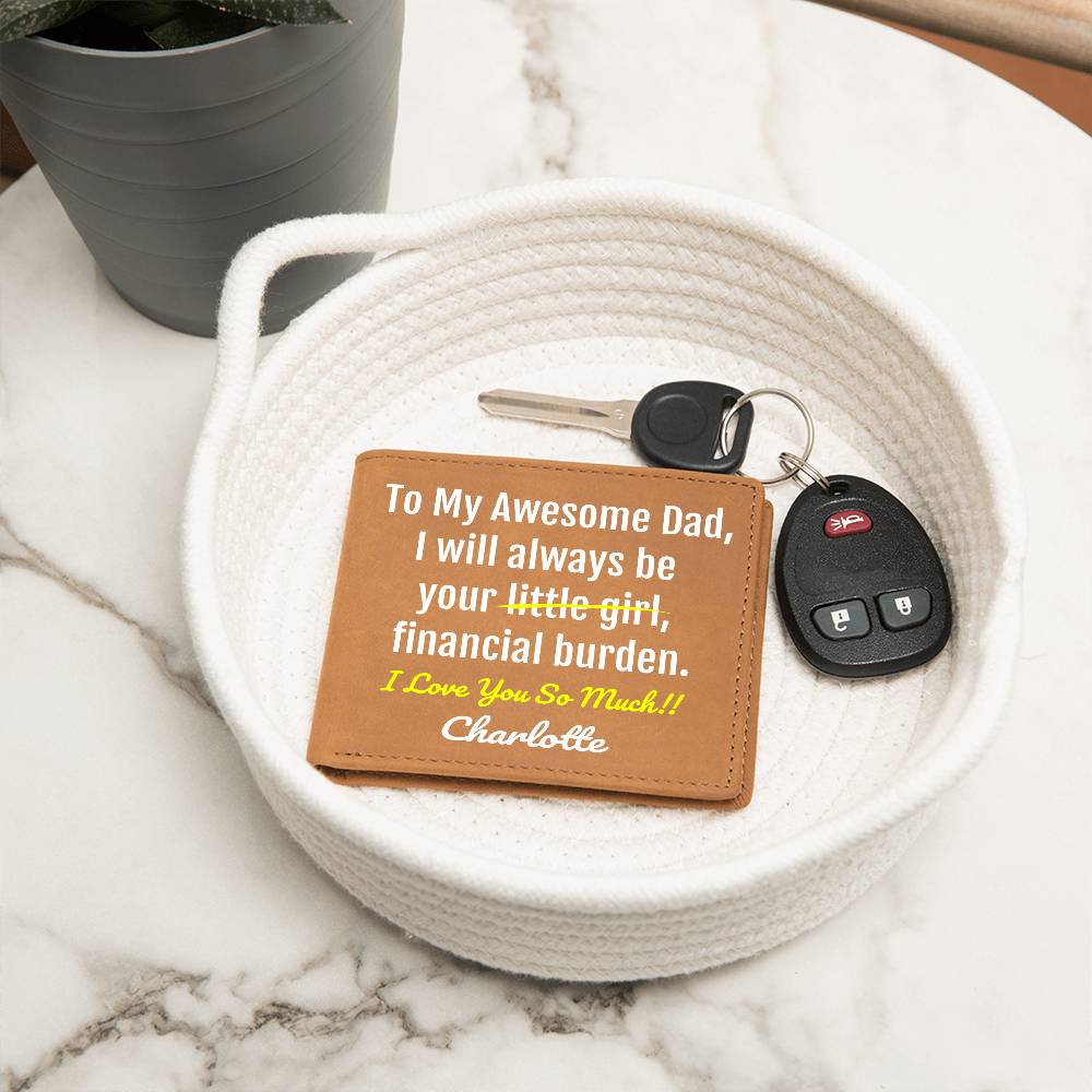 Funny Dad Gift - Leather Wallet