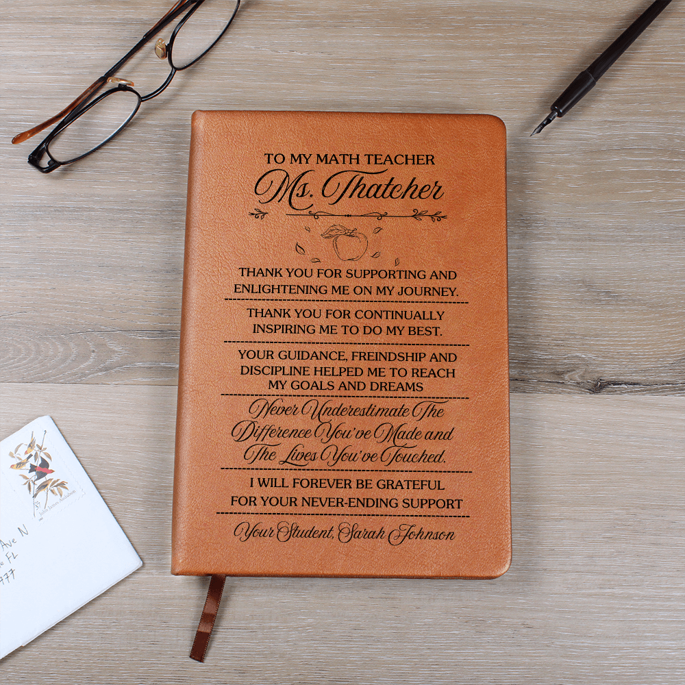 teacher appreciation = personalized - enlighten me